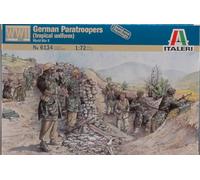 Italeri Maquette 1:72 Parachutistes allemands WWII IT6134 - Tenue tropicale, 48 figurines