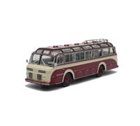 1:72 pour Bus De Passagers 100N Modèle De Collection Ornements D'exposition Rouge Miniature De Collection