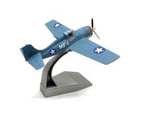 1:72 pour F4F Wildcat Fighter Carrier Based Airplane Modèle en Alliage Métallique Affichage Ornement pour Les Passionnés D'Aviation