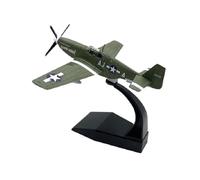1:72 pour La Collection De Produits Finis De Modèle De Chasseur en Alliage De Simulation Célèbre P51B Mustang De La Seconde Guerre Mondiale