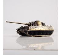 1/72 PzKpfw VI King Tiger Ausf. B Modèle de char lourd en métal Modèle militaire Décoration (bronze)
