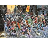 1:72 Zvezda French Inf. 100 Years War (Re-Release) Kit Z8053 Modellino