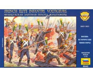1:72 Zvezda French Voltigeurs (re-release) Kit Z8042 Modellino