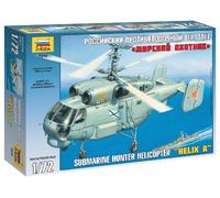 KAMOV KA-27 "HELIX" RUSSIAN ASM HELICOPTER - ZVEZDA 1/72 Plastic Kit