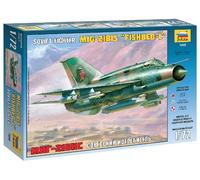 1:72 Zvezda Mig-21 Bis Fishbed-L Kit ZS7259 Modellino