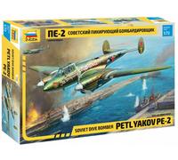 Zvezda Kit de construction en plastique 1:72 Petlyakov Pe-2 (7283 / 500787283) pour débutant