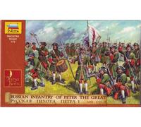 1:72 Zvezda Russian Infantry (Peter The Great) Kit Z8049 Modellino