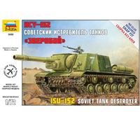 1:72 Zvezda Self Propelled Gun Isu - 152 Kit Z5026 Modellino