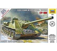 1:72 Zvezda Soviet Self-propelled Gun SU-100 Kit Z5044 Modellino
