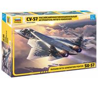 1:72 ZVEZDA Sukhoi Su-57 Russian Fifth Gen.Fighter Military Airplane Kit ZS7319