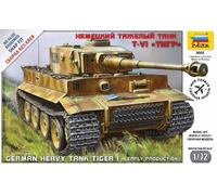 1:72 Zvezda Tiger I Kit Z5002 Modellino
