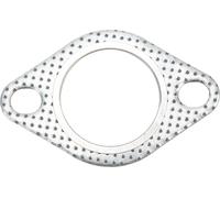 1,75 pouce Joint de bride de tuyau d'échappement 2 vis Acier perforé Universel pour coude de turbulateur vers le bas Tuyaux
