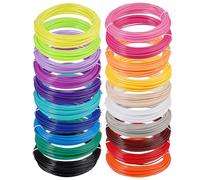 1.75mm Stylo 3d Filament Pla,20 Couleurs 10m Chacun pour Projets Créatifs | Total 200m Recharge Stylo 3d,Fil Stylo 3d Pla 1.75mm,Matériau Écologique et Non Toxique,Impression Fluide