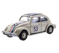 1:76 Pearl White Oxford Diecast 53 Vw Beetle