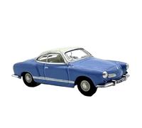 1:76 pour Volkswagen Karmann-GHIA Roadster Alliage Petit Modèle De Voiture Kit Voiture Jouet Jouets Non RC(Bleu)