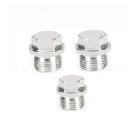 1/8" 1/4" 3/8" 1/2" 3/4" 1" 1-1/4" 1-1/2" 2" BSPP mâle 304 fraisé en acier inoxydable solide avec tête hexagonale à bride(1/4")