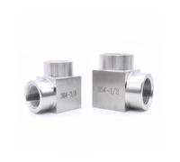 1/8" 1/4" 3/8" 1/2" 3/4" 1" BSPP Female Elbow Angle 90 Deg Coupler 304 Stainless Pipe Fitting Water Gas Propane(1/4")