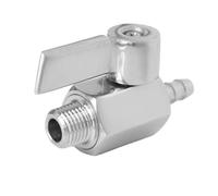 1/8 1/4 3/8 1/2 3/4" pouces BSP mâle femelle X 7 8 10 12 14-20 mm Tuyau cannelé Mini robinet à boisseau sphérique sanitaire en acier inoxydable 304 (3/4", BSP femelle_STANDAD_18 mm)