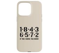 1-8-4-3-6-5-7-2 If You Know 18436572 Ordre de tir Big Block Coque pour iPhone 15 Pro Max