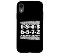 1-8-4-3-6-5-7-2 If You Know 18436572 Ordre de tir Big Block Coque pour iPhone XR