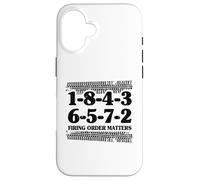 1-8-4-3-6-5-7-2 L'ordre de tir Compte 18436572 V8 Big Block Coque pour iPhone 16