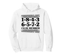 1-8-4-3-6-5-7-2 Membre du Club 18436572 Ordre de tir Big Block Sweat à Capuche