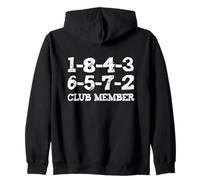 1-8-4-3-6-5-7-2 Membre du Club 18436572 Ordre de tir Big Block Sweat à Capuche