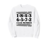 1-8-4-3-6-5-7-2 Membre du Club 18436572 Ordre de tir Big Block Sweatshirt