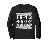 1-8-4-3-6-5-7-2 Mon Genre de Musique 18436572 V8 Big Block Manche Longue