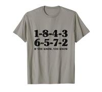 1-8-4-3-6-5-7-2 Si Vous Connaissez l'ordre de tir du Moteur V8 Big Block T-Shirt