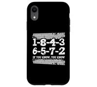 1-8-4-3-6-5-7-2 Si Vous Savez Que Vous Savez Que Vous Connaissez l'ordre de tir Moteur V8 Coque pour iPhone XR