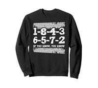 1-8-4-3-6-5-7-2 Si Vous Savez Que Vous Savez Que Vous Connaissez l'ordre de tir Moteur V8 Sweatshirt