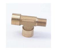 1/8" BSPP Male-Female-Female Tee 3 Ways Reduce Brass Pipe Fitting Connector YZWRWRMKTB