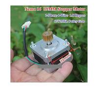 1.8 Degree NEMA16 39MM Stepper electronic starter 2-phase 4-wire Stepping electronic starter 5mm shaft 17 Teeth MXL Pulley Wheel for 3D Printer CNC Robot ICXLPMC