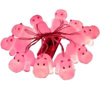 1.8 M 10 Led Chambre D'enfants Mignon Animal Veilleuses Pour Lumières De Vacances Arbre Lumières Décoratives Fête Cour Et Jardin Enfants Chambre Dortoir Décor (Hippopotame)[Vei9272189]