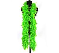2 Yardas 90 Gramos de Plumas de Pavo Verde Chandelle Boa Bailando boda Manualidades Fiesta, Gisfraz de Halloween Decoratio