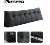 1,8 mètre de longueur Coussin de tête de lit-MENGDA-Coussin de lecture-Gros coussin canapé triangulaire-Grand avec housse lavable