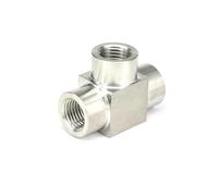 1/8" NPT Female 304 Stainless Steel Pressure 3500psi Tee 3 Way Pipe Fitting Water Gas Oil