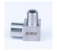 1/8" NPT Female To Male Elbow Pipe Fitting 304 Stainless Steel Water Gas Oil