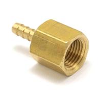 1/8" NPT Female x 1/8" Hose Barb Tail Brass Fuel Fitting Connector Adapter