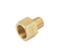 1/8" NPT Male x 1/4" BSPP Female Brass Pipe Fitting Connector Adapter for Pressure Gauge