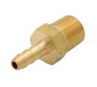 1/8" NPT Male x 1/8" Hose Barb Tail Brass Fuel Fitting Connector Adapter