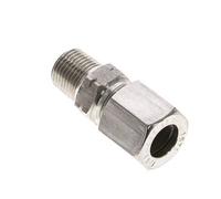 1/8'' NPT mâle x 8LL Anneau de coupe droit en acier inoxydable 100 Bar DIN 2353