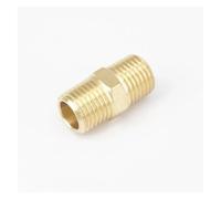 1/8" NPT x 1/8" NPT Male Hex Nipple Brass Pipe Fitting Connector Adapter YZWRWRMKTB