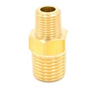1/8" NPT x1/4" NPT Male Hex Nipple Brass Pipe Fitting Connector Adapter Water Gas Oil Fuel