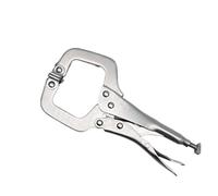 1-8 pièces pinces de soudage à pince C de verrouillage de 6,5 pouces-pince en forme de C en acier au carbone for le travail du bois et le soudage(4PCS)