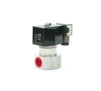 1/8 Quot; 1/4 Quot; 3/8 Quot; 1/2 Quot; Électrovanne Haute Pression en Acier Inoxydable 304, normalement fermée, 220vac, DC12V/24V, 200bar/100bar, 1 pièce(12VDC-100 Bar,0.25 inch)