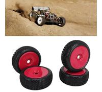 1/8 Roues RC, 4 Pneus en Caoutchouc RC Durables Servant pour la Voiture (#2)