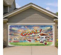 1,8 x 4 m 2026 Basset Hound Dog Bannière Couverture de Porte de Garage Couverture Match Day Puppy Shoot Goal Art Mural Intérieur Extérieur Décor Photo Sport Photographie Fond À Suspendre