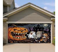 1,8 x 4 m Halloween Horreur Citrouille Shetland Chien Berger Chien Bannière Couverture Maison hantée Décoration Murale Intérieur Extérieur Décoration Photographie Effrayante Photo Fond Suspendu